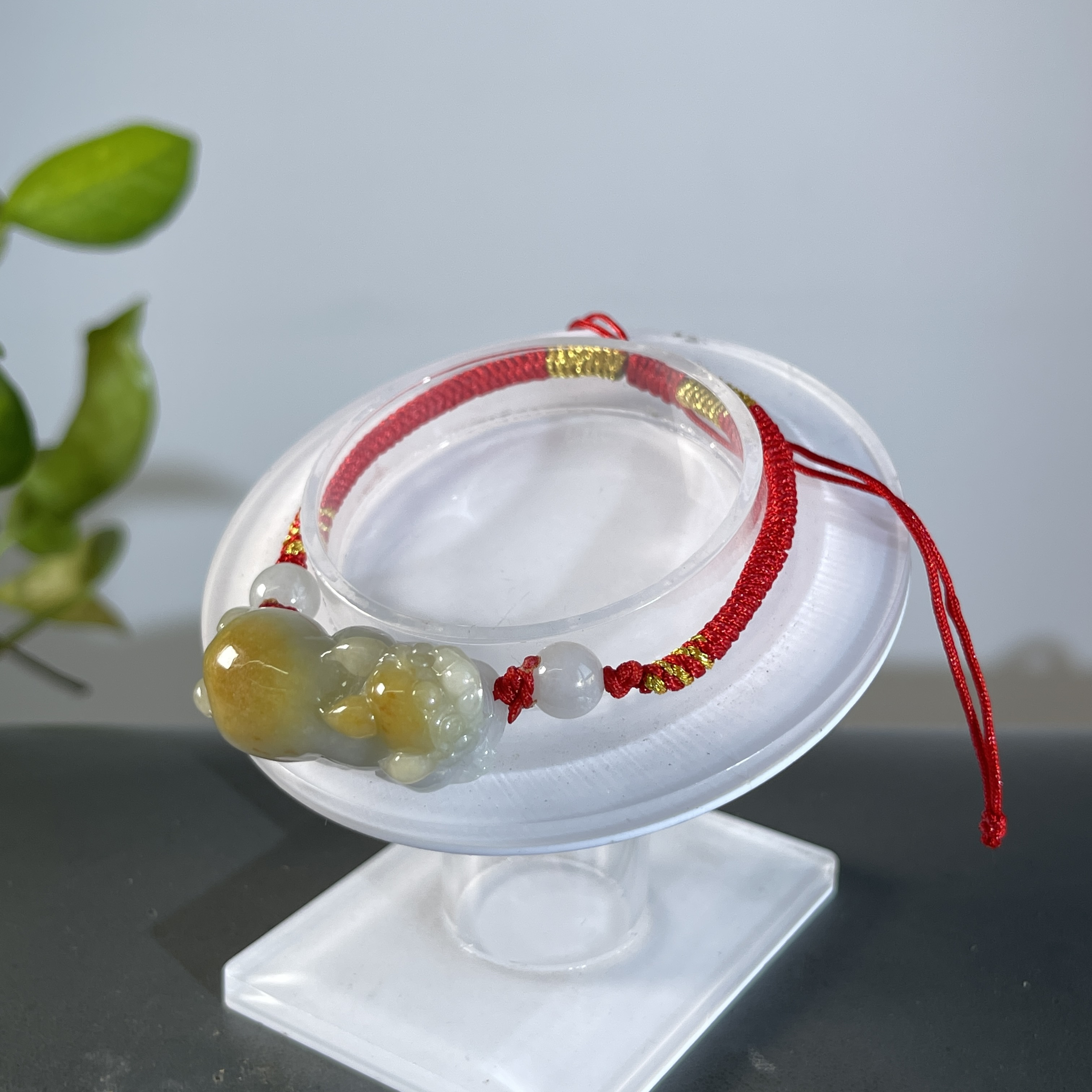 JXZC30-26 天然翡翠缅甸A货 貔貅手绳