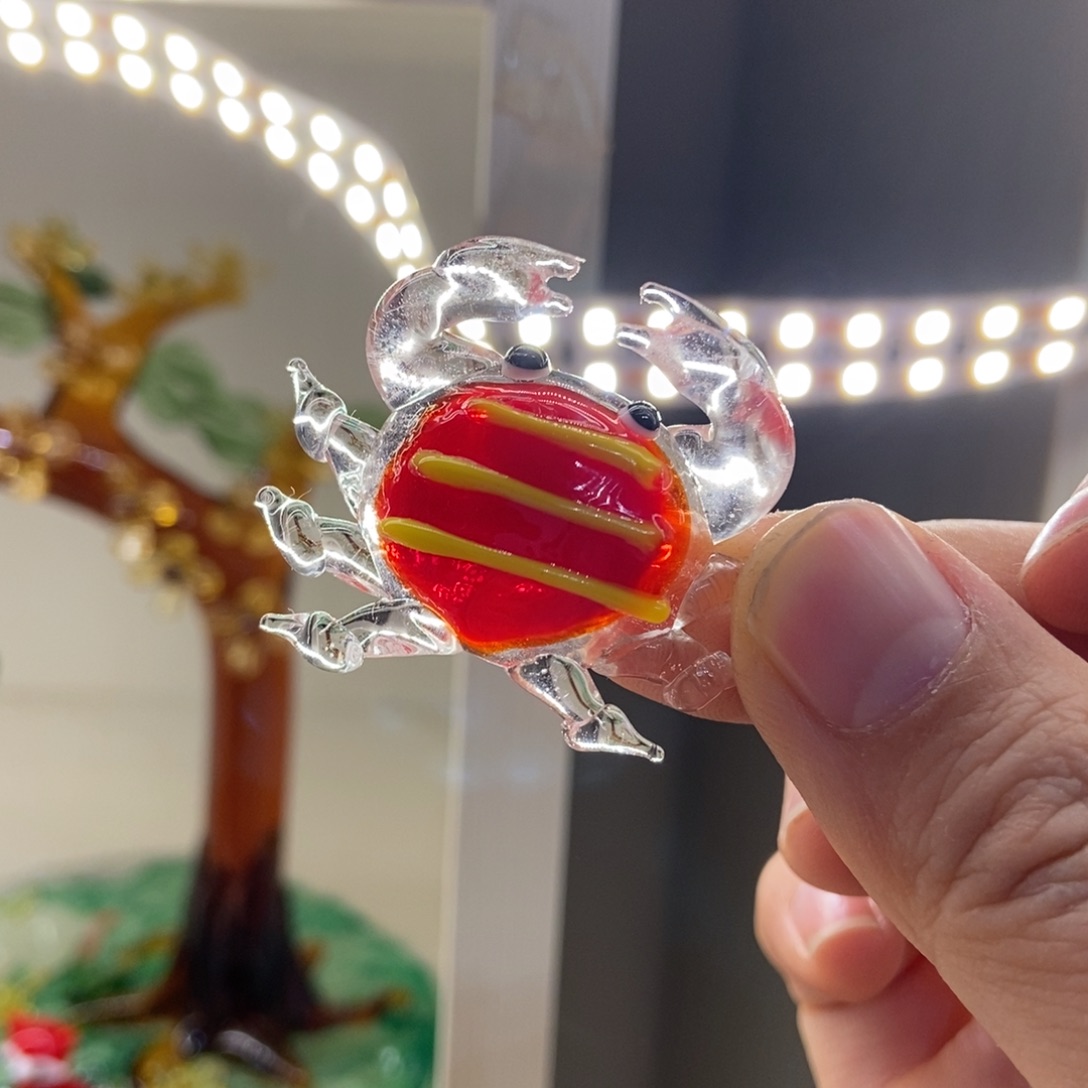 北***司手工艺品琉璃红色