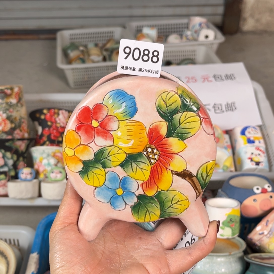 9088口9景德镇手工制作瑕疵