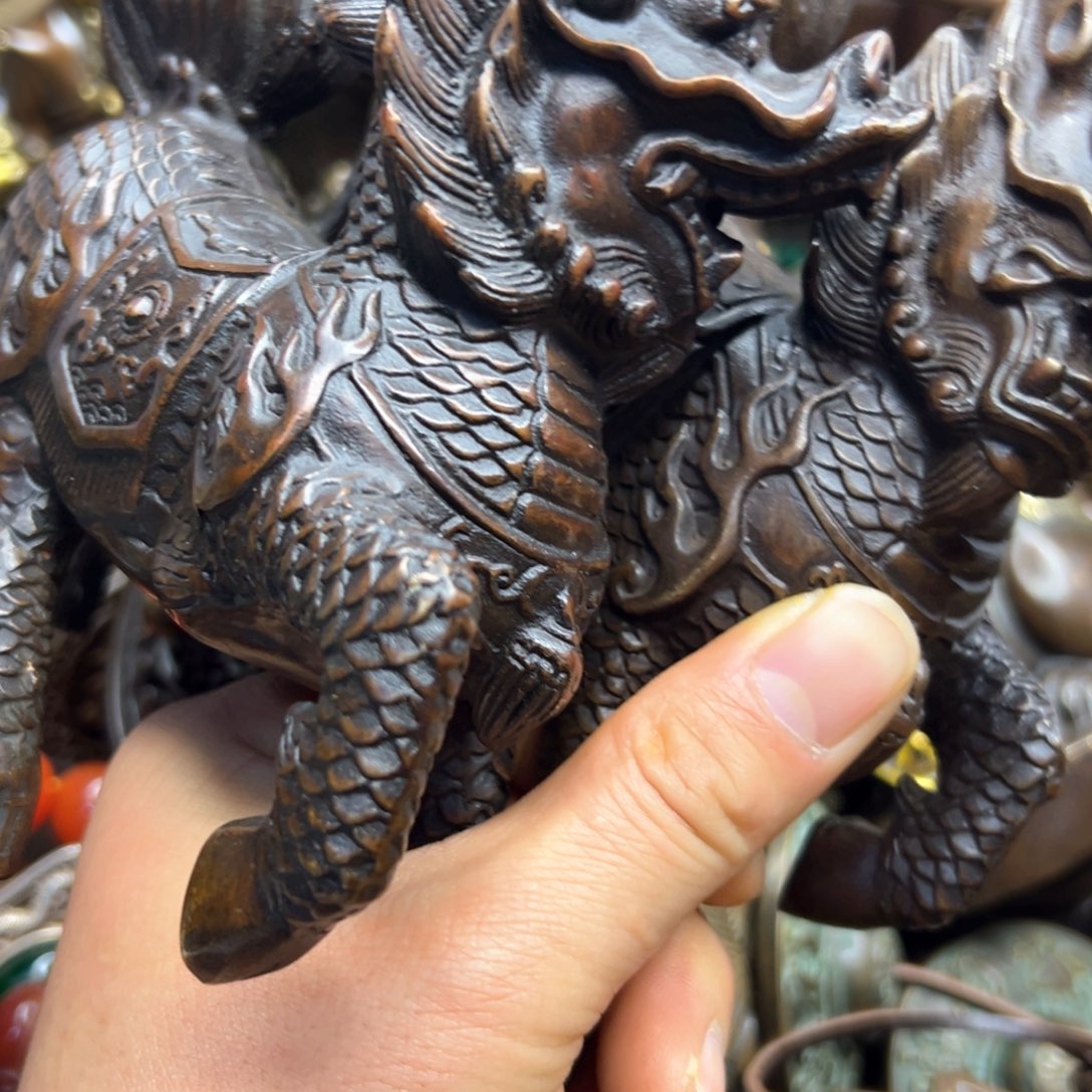 铜摆件欢迎欢迎你