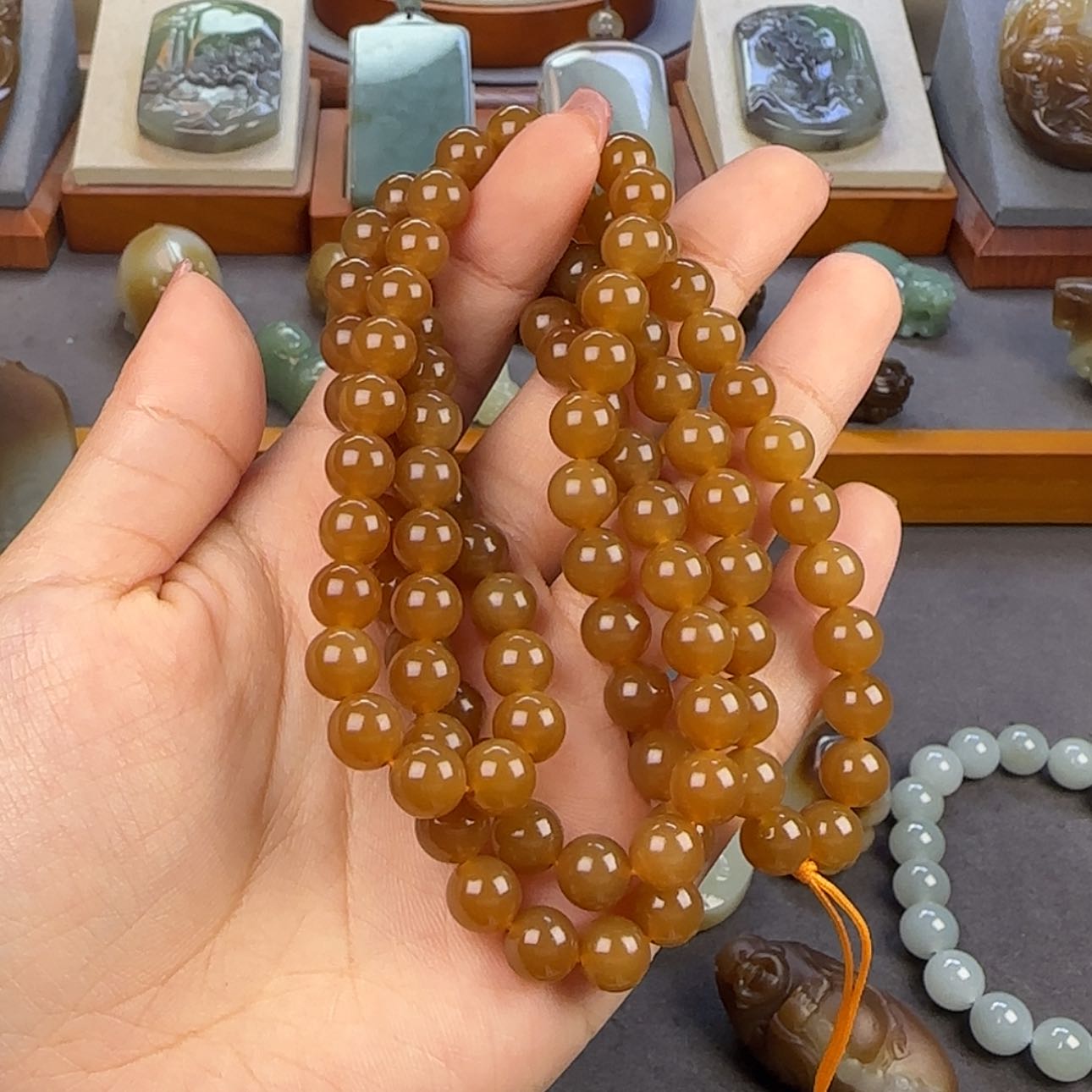 【闪购商品】和田玉未镶嵌颈饰A****?