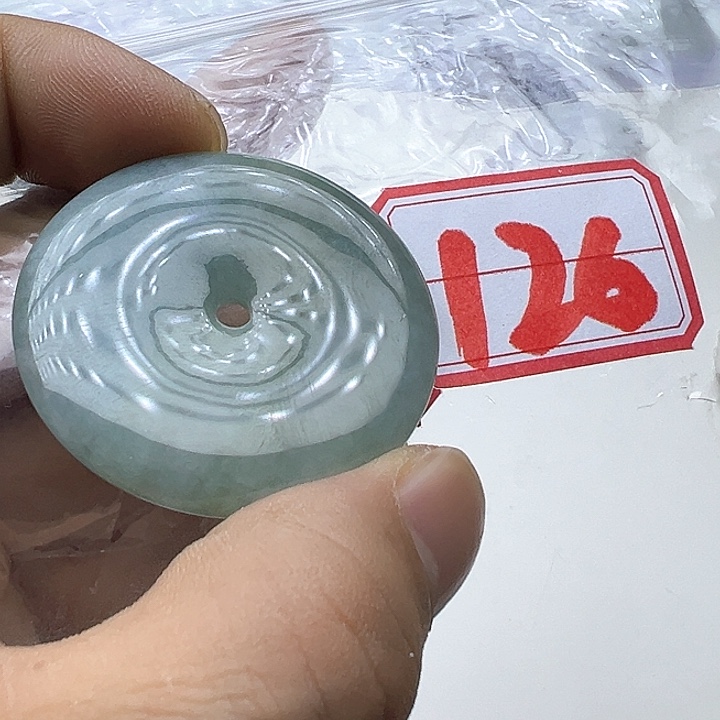 翡翠颈饰未镶嵌天然缅甸翡翠吊坠