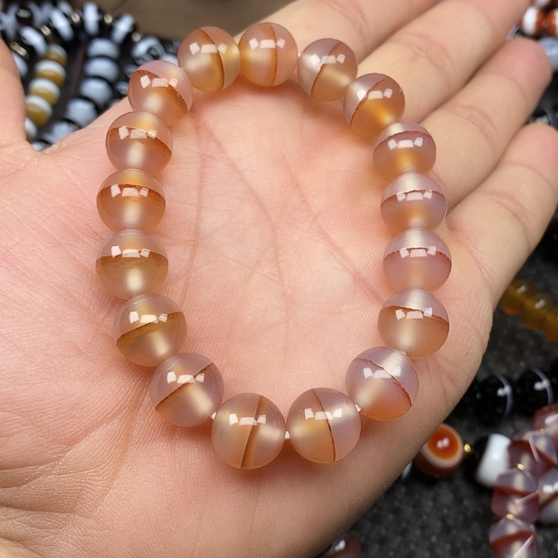 玛瑙/玉髓未镶嵌手链
