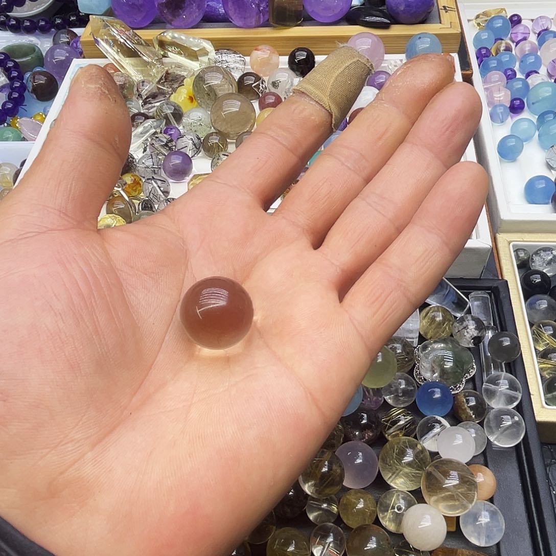 查罗石珠子合金执*?