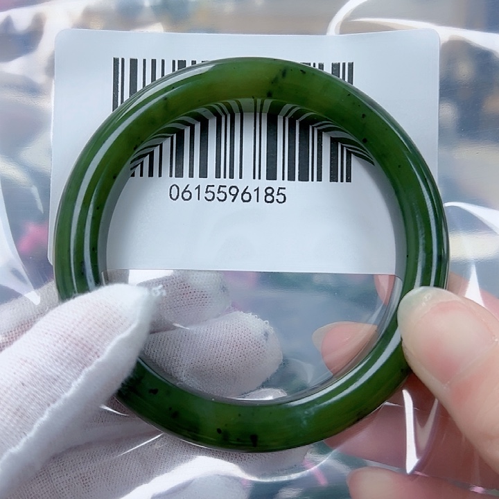 和田玉（碧玉）手镯未镶嵌5859