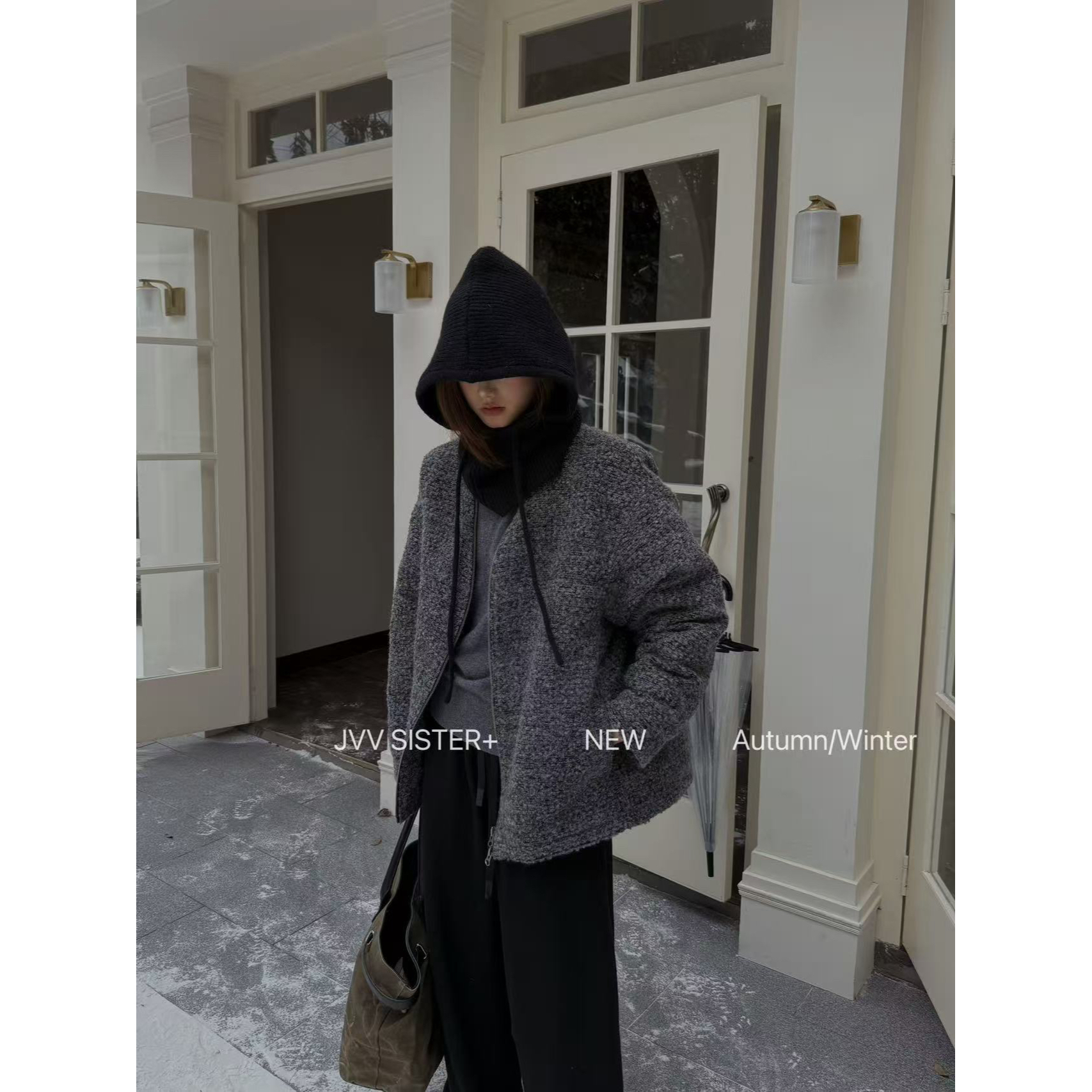 爱唯依（F）-连帽款！舒适休闲百搭羽绒服（JM71662#）JVV