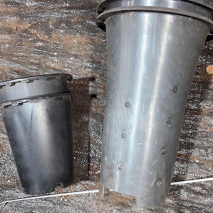 塑料口径25高度35.5兰花盆一组2个