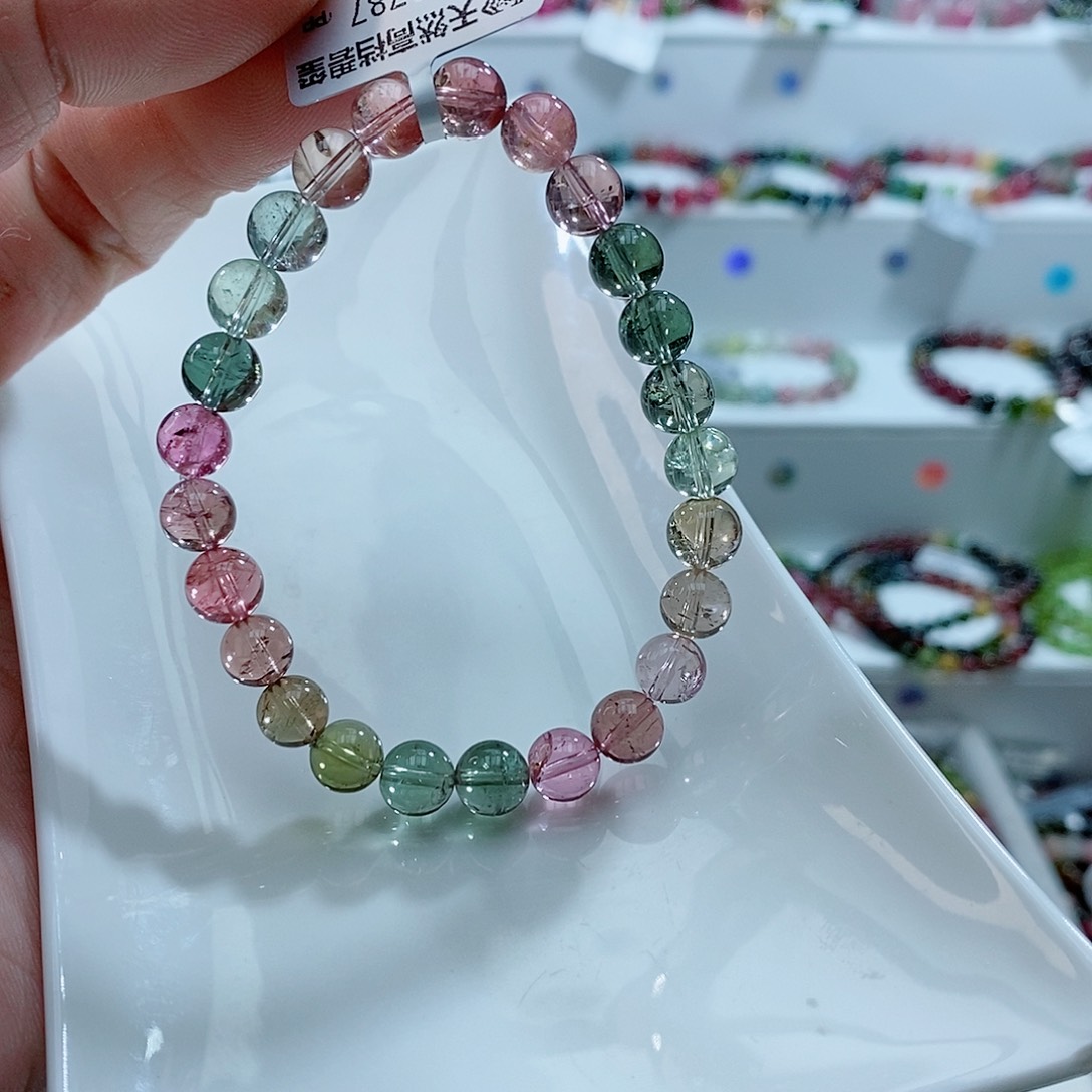 碧玺手链未镶嵌手链