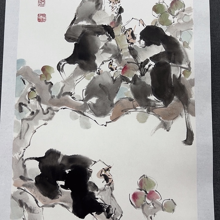 国画书画作品多次