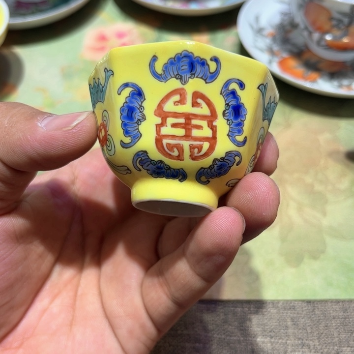 纯手绘精品盖碗杯