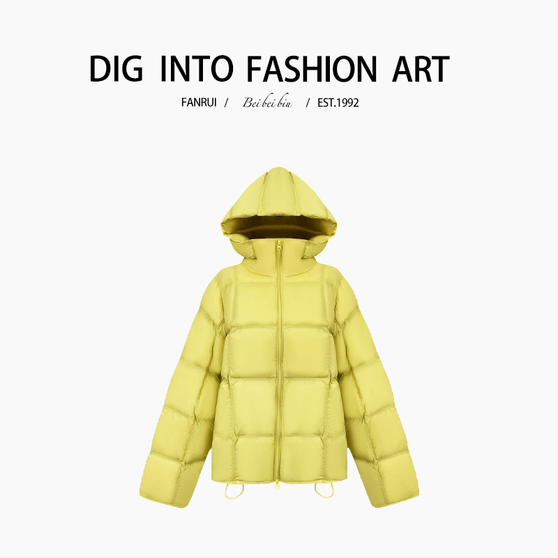 FANRUI/泛芮「暖冬心语 」冬季新款保暖加厚羽绒服鸭绒外套女B14310