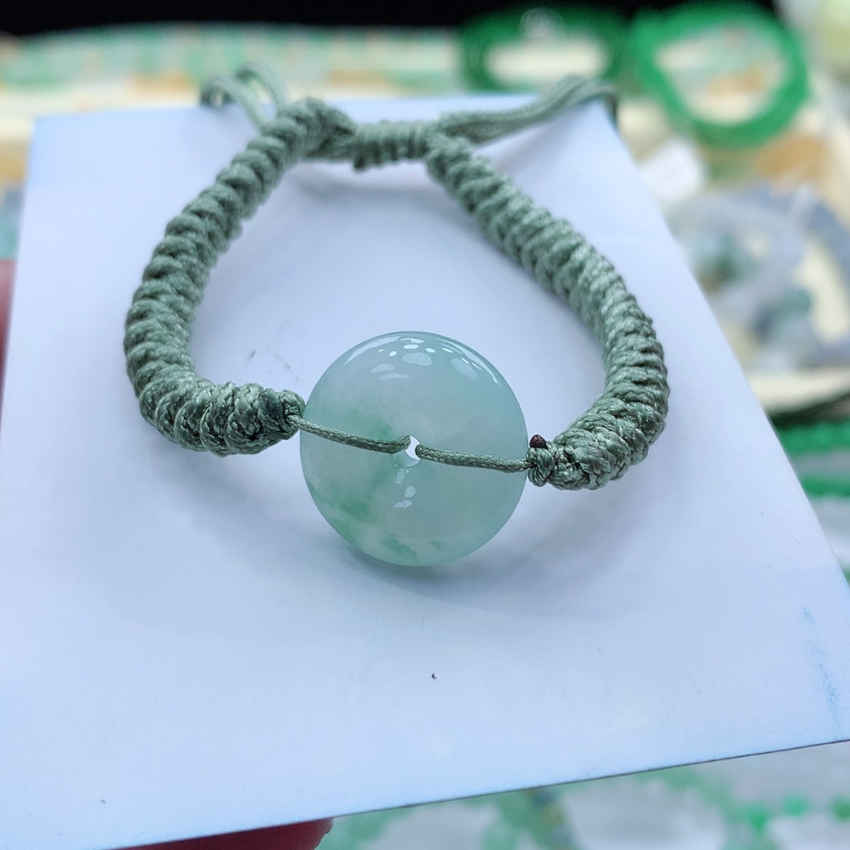 【闪购商品】翡翠颈饰未镶嵌缅甸天然a货翡翠