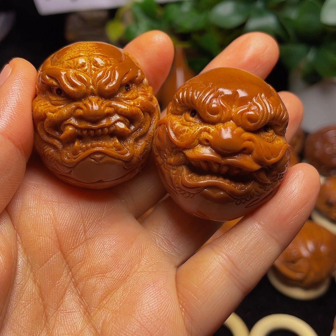 手串/手链橄榄核龙虎恶僧