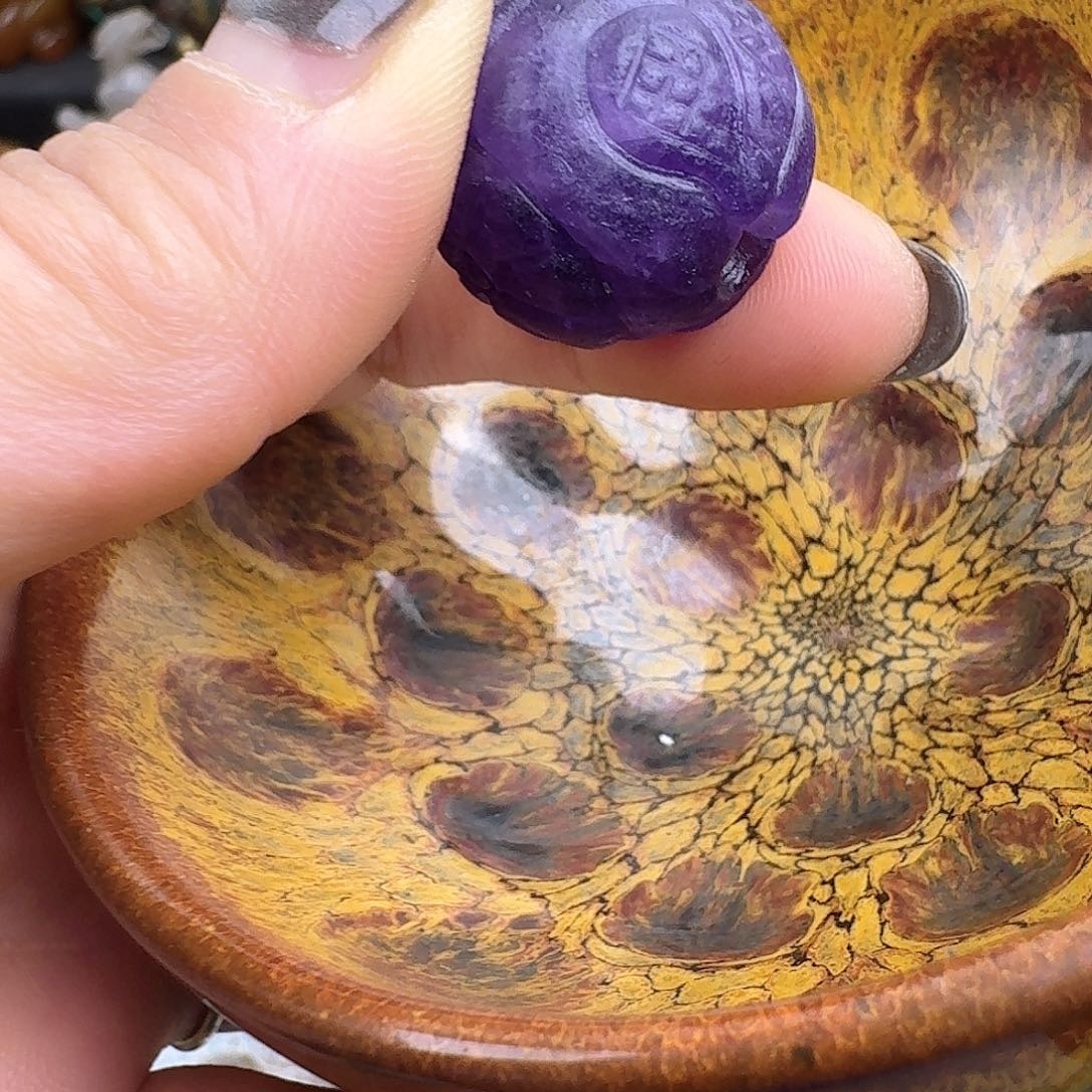 紫砂茶盏兰*堂福利多多福利多多