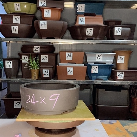 红陶宜兴紫砂花盆