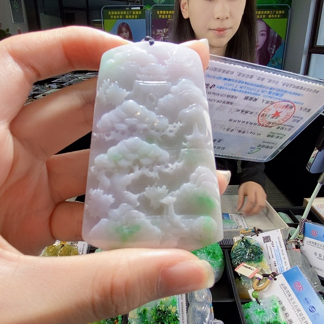 颈饰未镶嵌翡翠翡翠