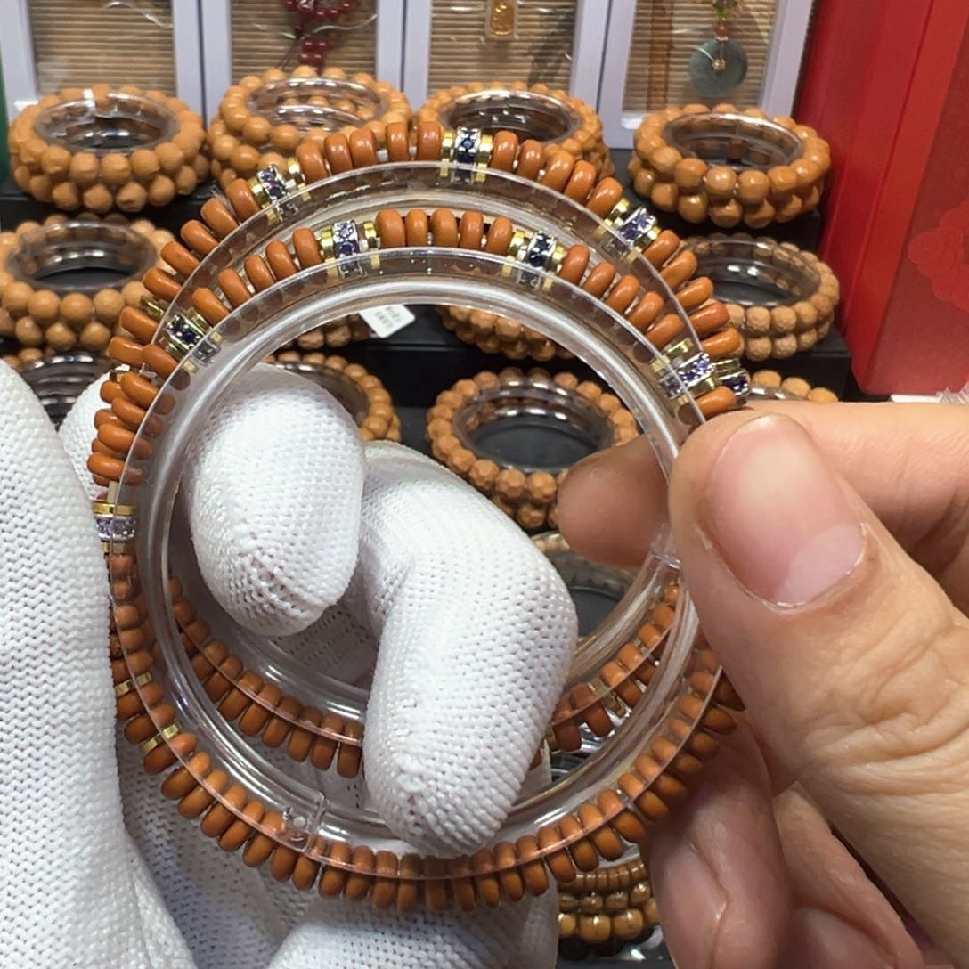 橄榄核手串橄榄核镶嵌款