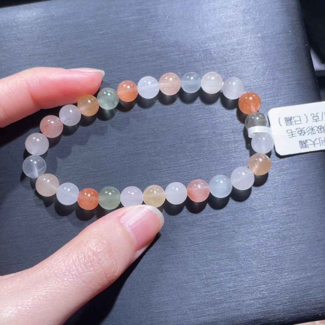 水晶手链未镶嵌235号多性样发货7+