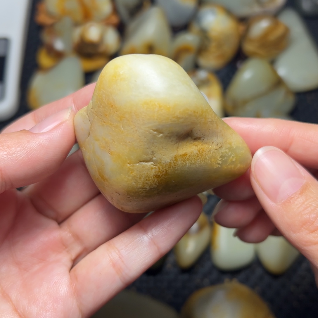 和田玉未镶嵌挂件A19