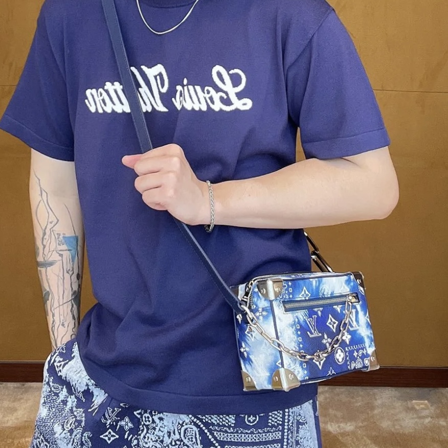 95新 LouisVuitton/路易威登 LV   老花soft trunk限量软盒单肩包