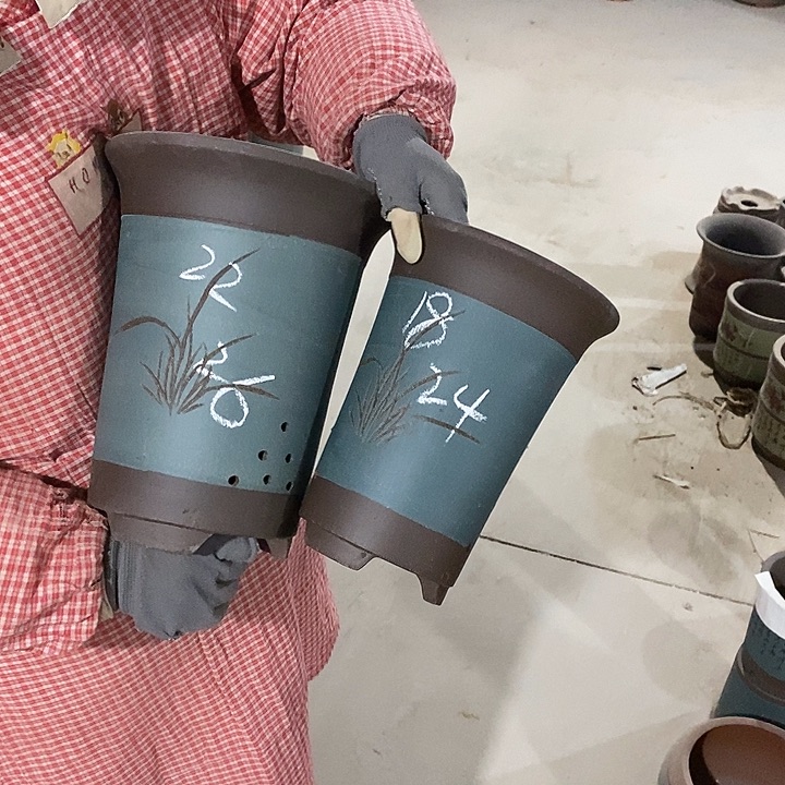 紫砂花盆紫砂花盆