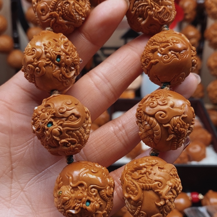 橄榄核手串/手链手工龙2.6