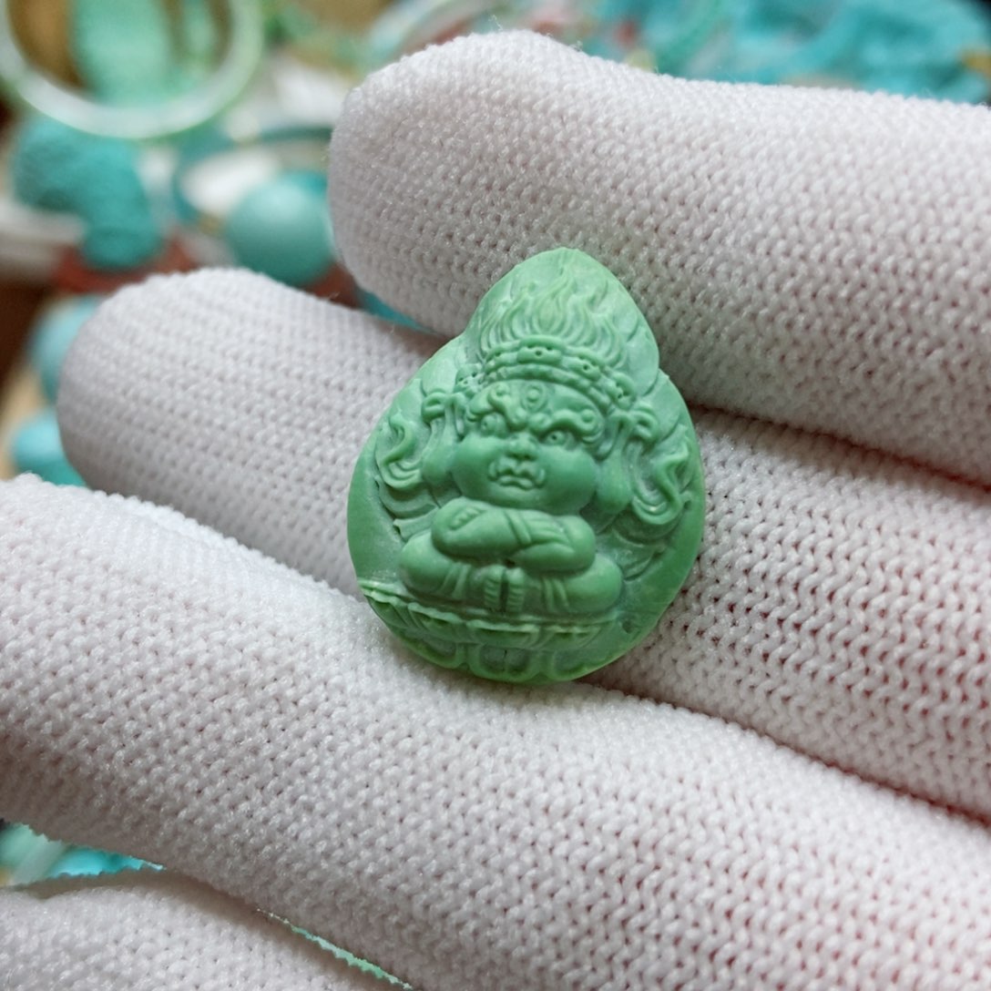 绿松石珠子未镶嵌