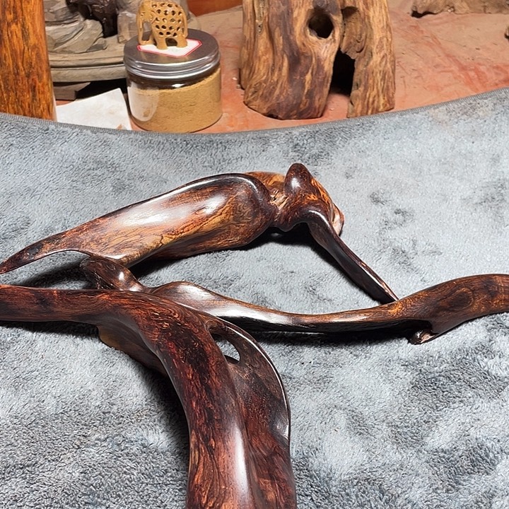 阳***光花梨木类随行小手杷