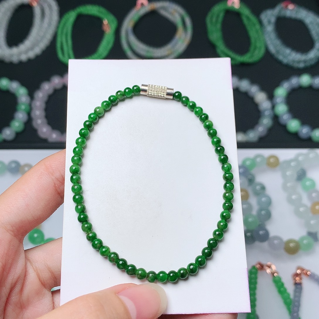 未镶嵌翡翠手链翡翠