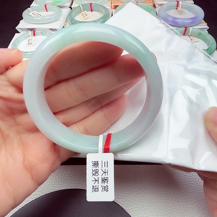*****翡翠未镶嵌手镯天然缅甸翡翠