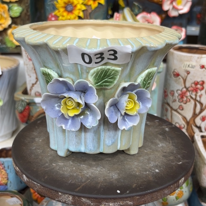 紫砂花盆粗陶材质多肉花盆