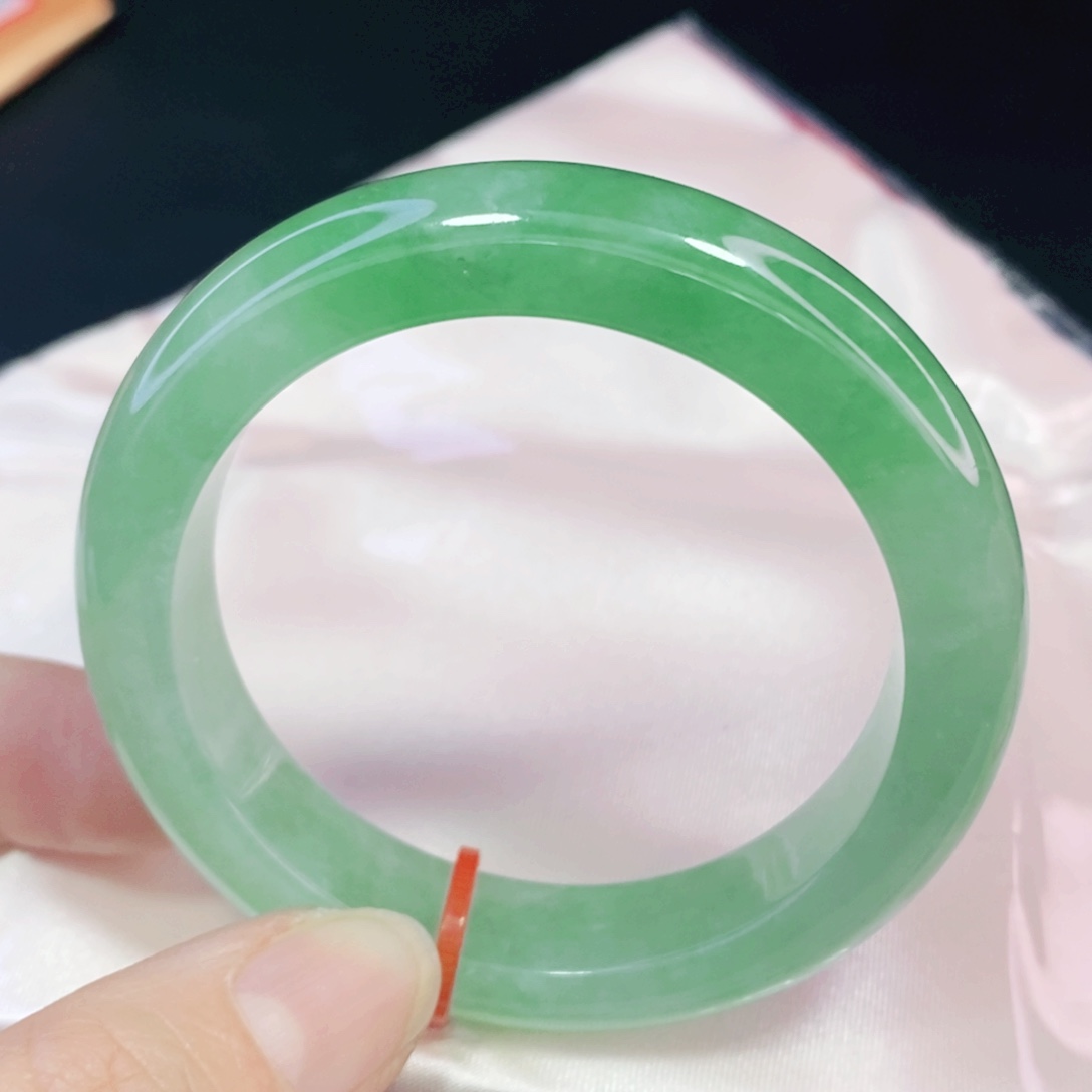 未镶嵌手镯翡翠50.5正圈