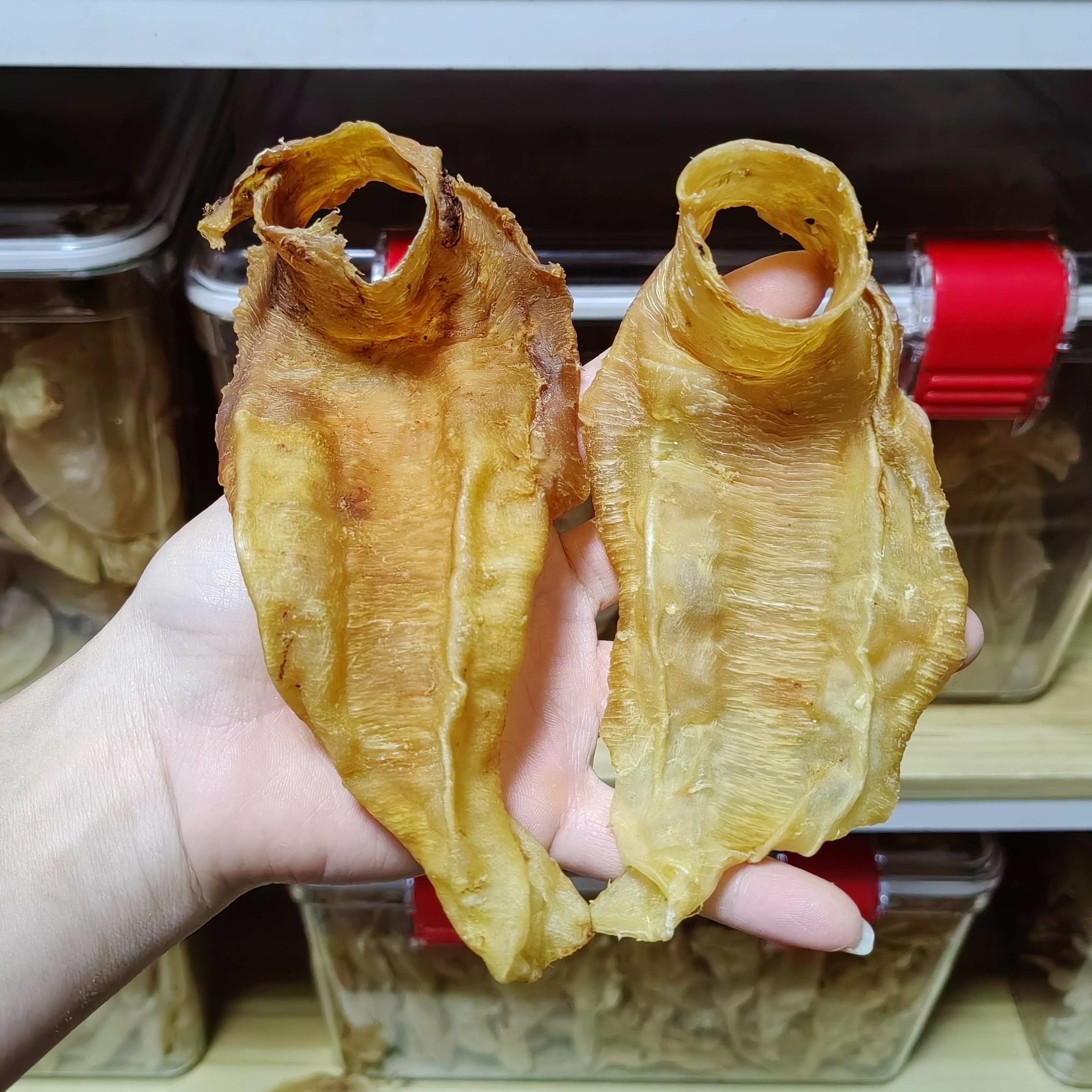 35头黑鳘赤嘴公母混鱼胶深海野生花胶干货鱼鳔鱼肚孕妇月子滋补