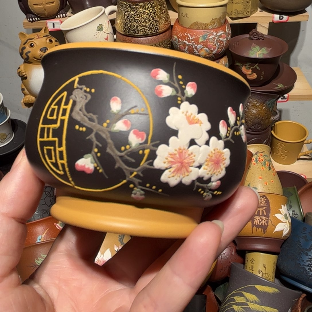 紫砂茶杯宜兴紫砂主人杯