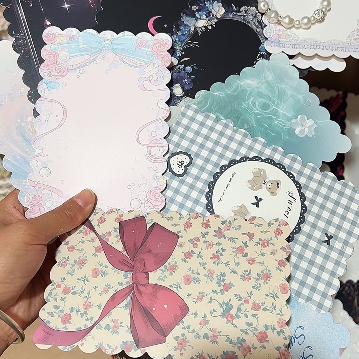 花边10×16混款100张