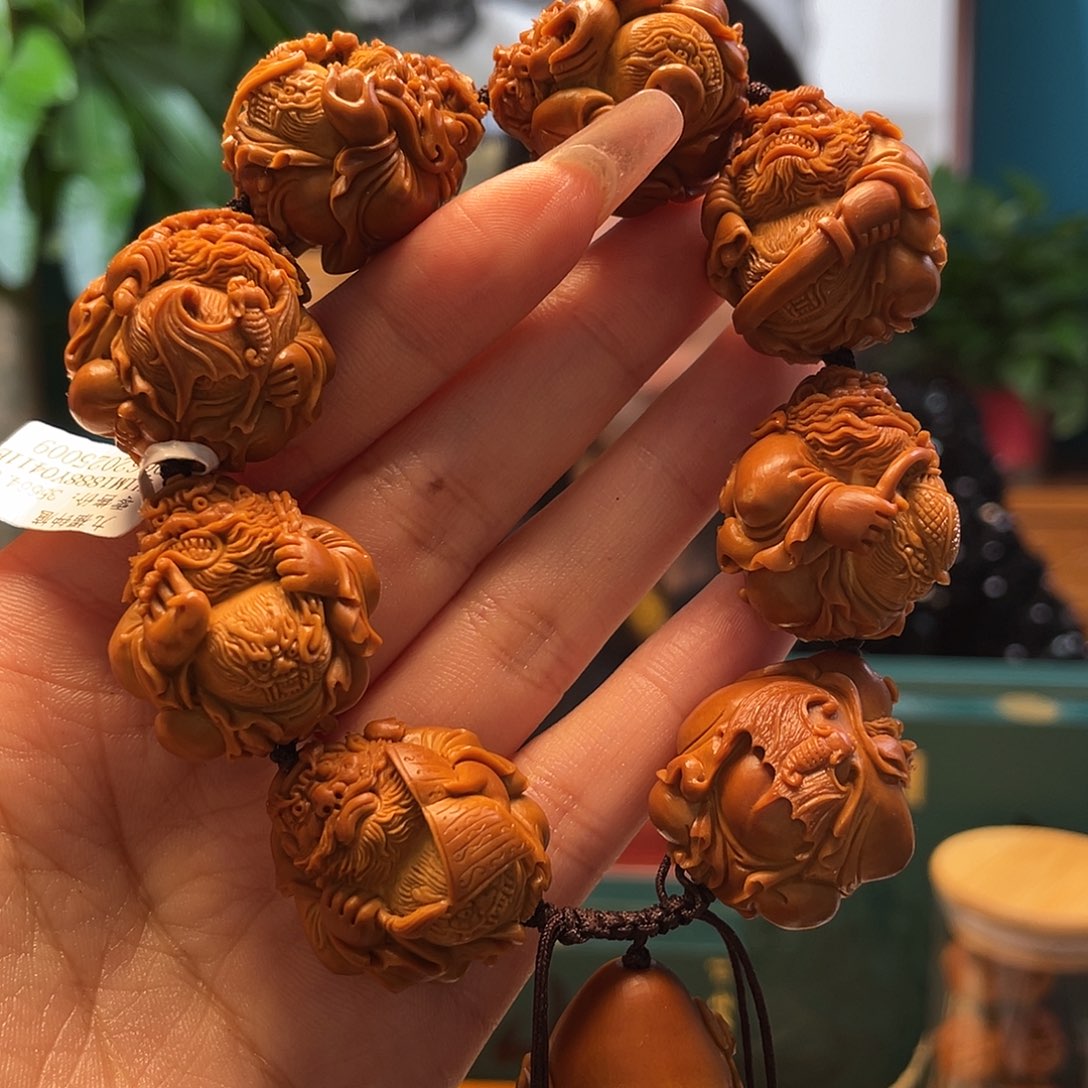 橄榄核手串/手链钟馗万福