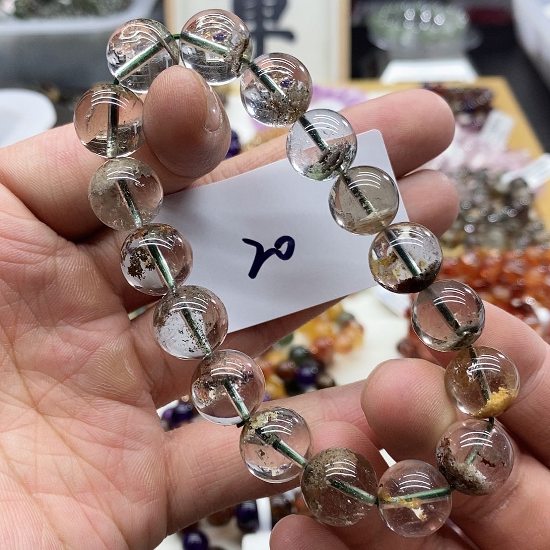 水晶手串未镶嵌天然