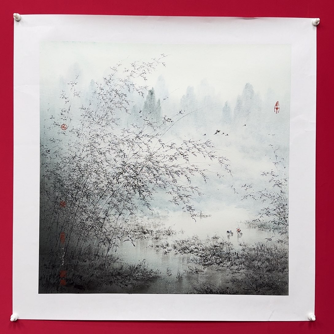 国画木春4平尺精品