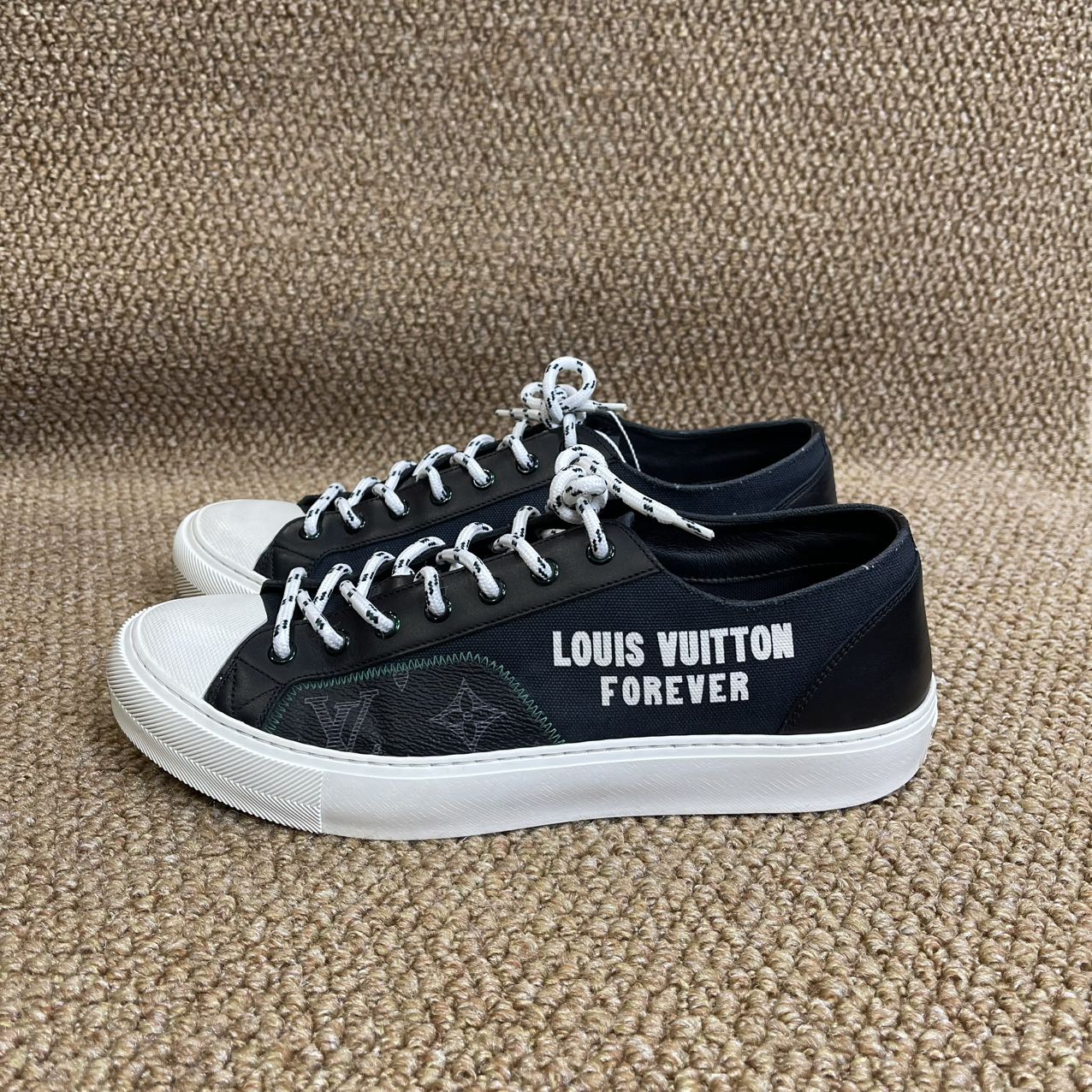 99新 LouisVuitton/路易威登 蔚蓝/低帮板鞋/7码/40/LZ1211L0051