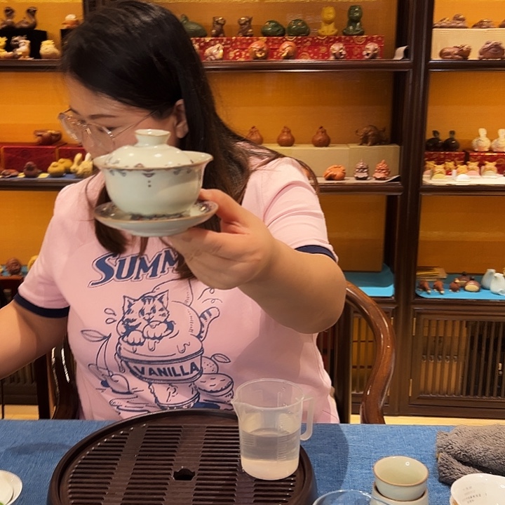 敦煌汝窑起福盖碗