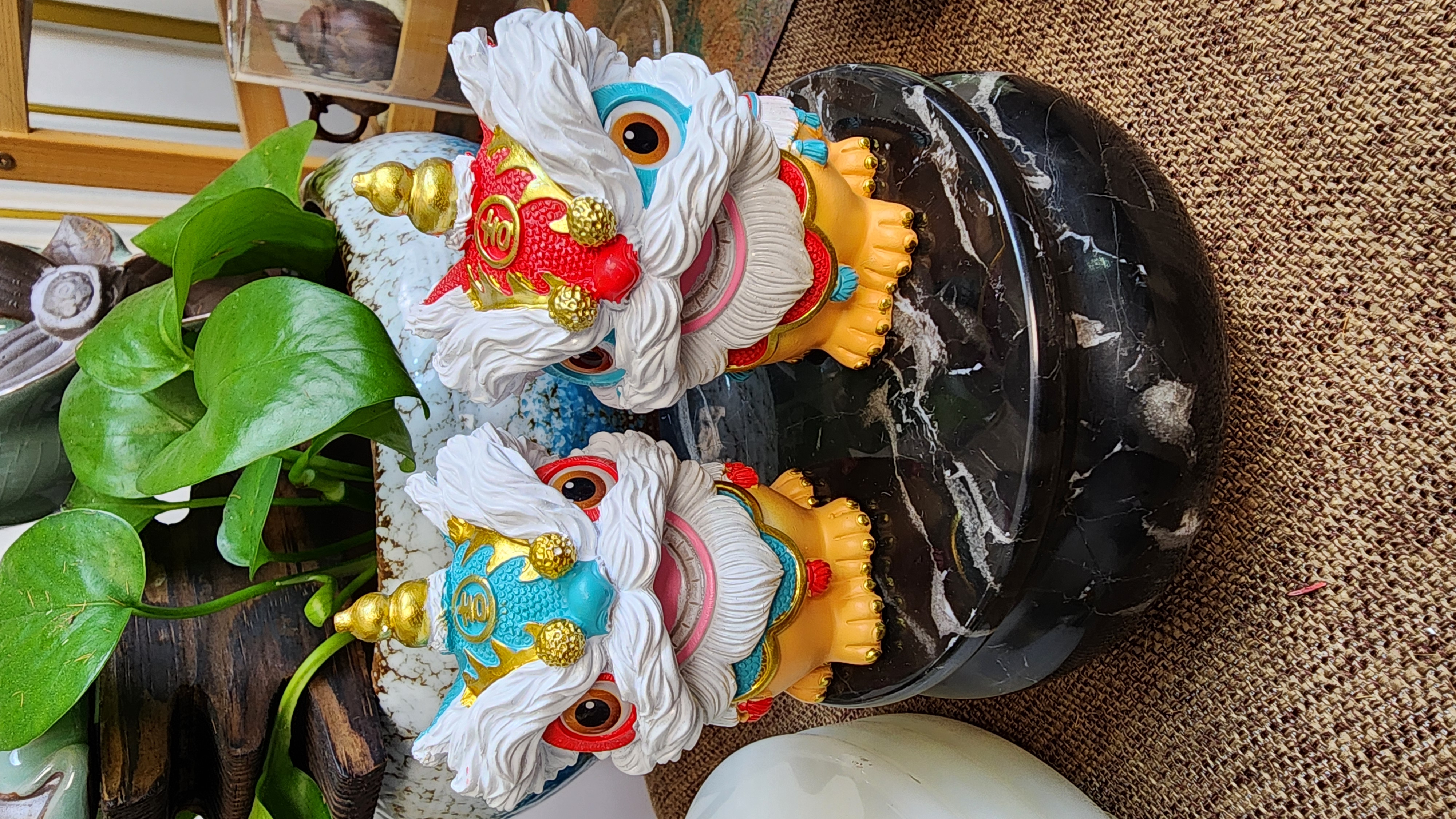 茶台家摆件居吉祥财源滚滚中式