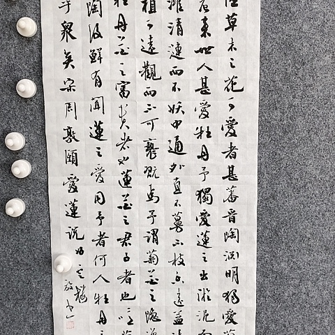 【闪购商品】国画派*蒙两平尺爱莲说作品