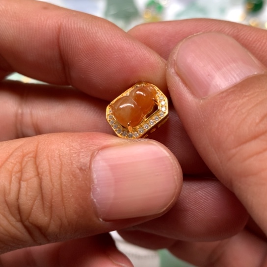 翡翠颈饰银S925镶嵌翡翠