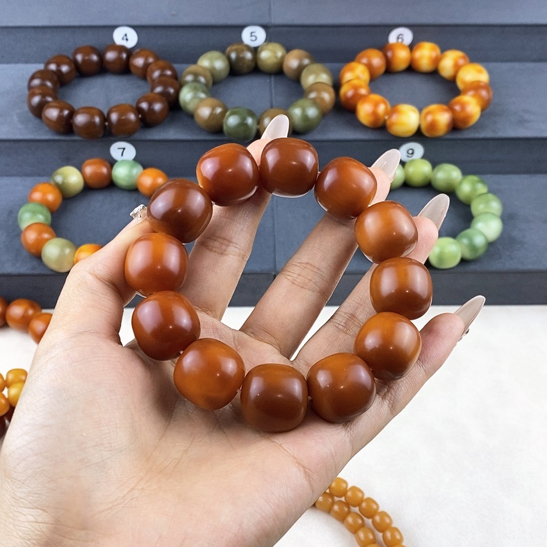 菩提根/象牙果手串全品无暇卡19