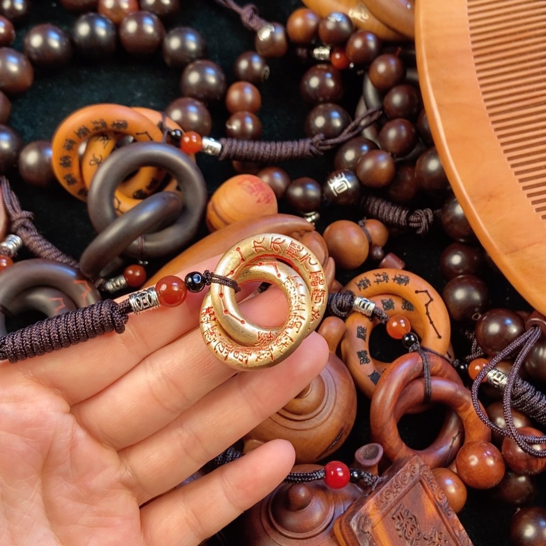 木双面刻字工艺品