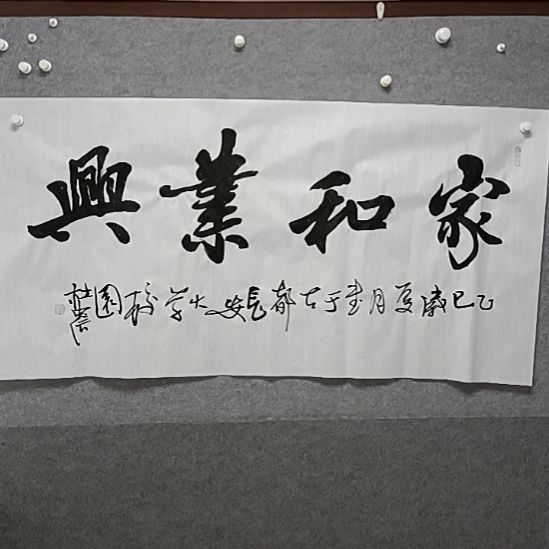 书法嘉禾夜夜星榜书大字书法作