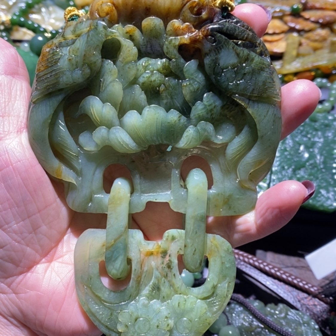 【闪购商品】岫玉毛衣链未镶嵌