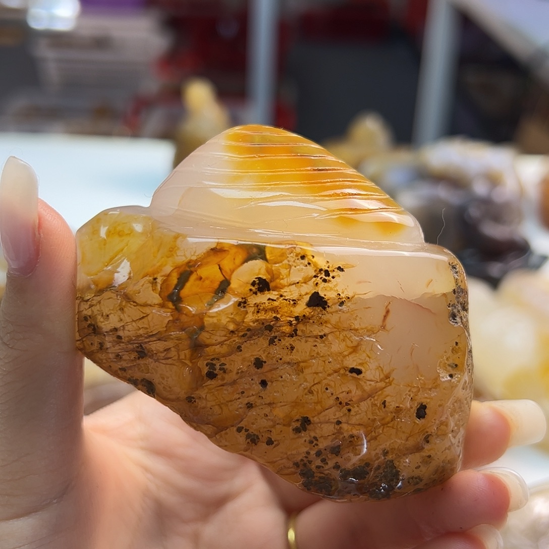 玛瑙/玉髓未镶嵌颈饰