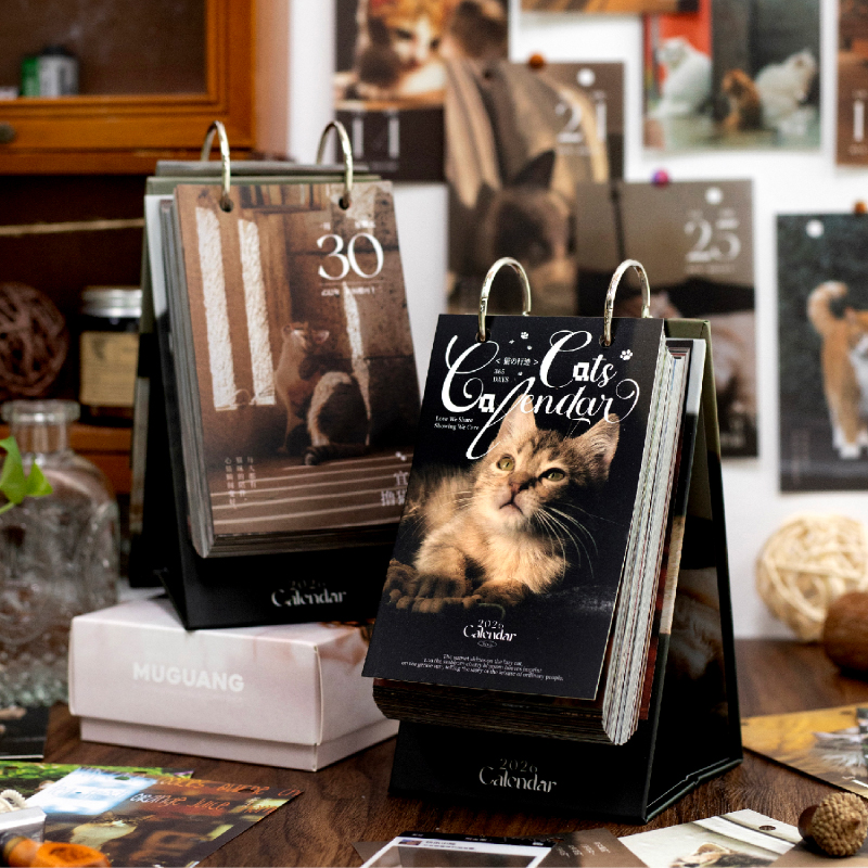 暮光 猫的行迹系列2026年日历 1款