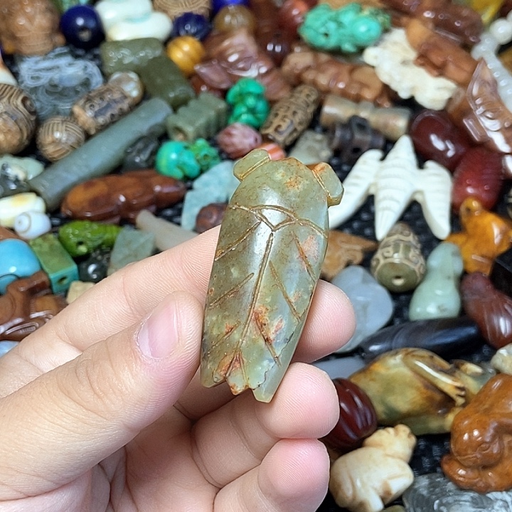 和田玉未镶嵌颈饰131